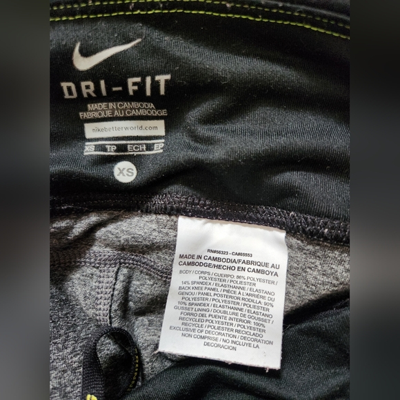 Nike Dri-fit Running Capri workout legging - Picture 3 of 6